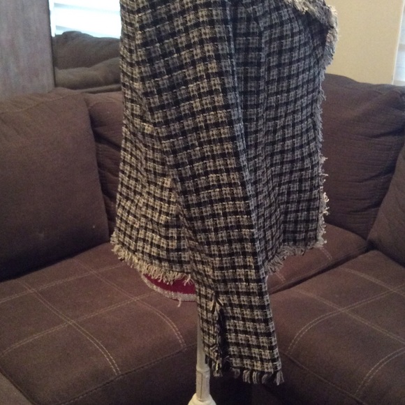 S & D  textured fringed jacket - Picture 3 of 4